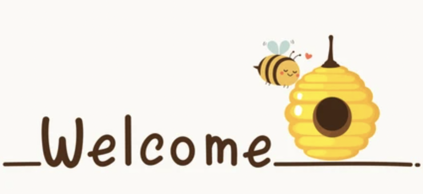 Welcome bee hive